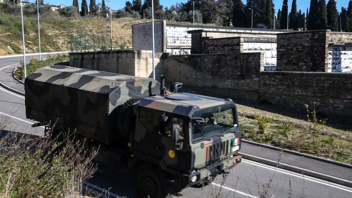 Ciała zmarłych na COVID-19 w Bergamo wywożono ciężarówkami