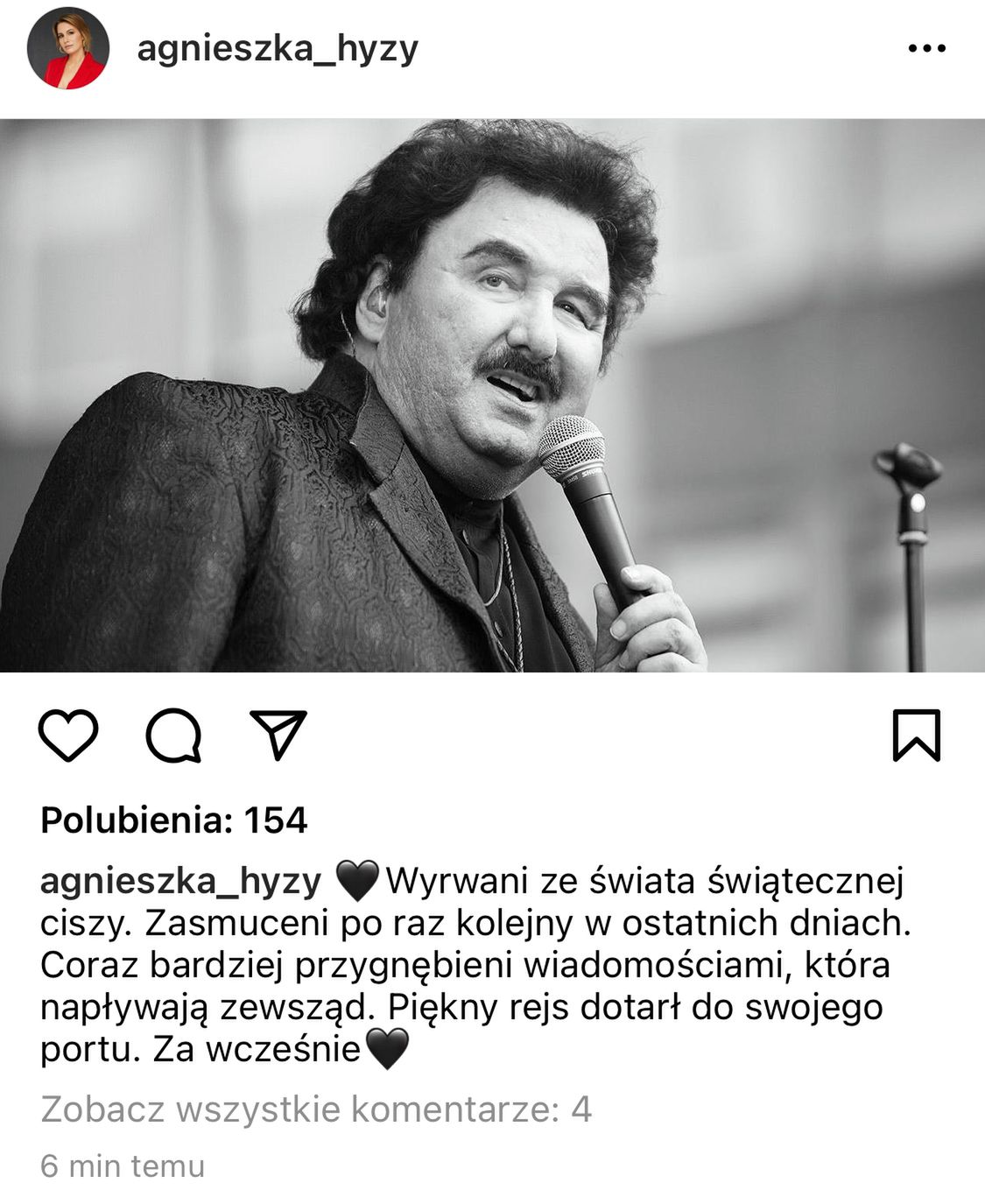 Krzysztof Krawczyk nie żyje. Wspomnienie Agnieszki Hyży