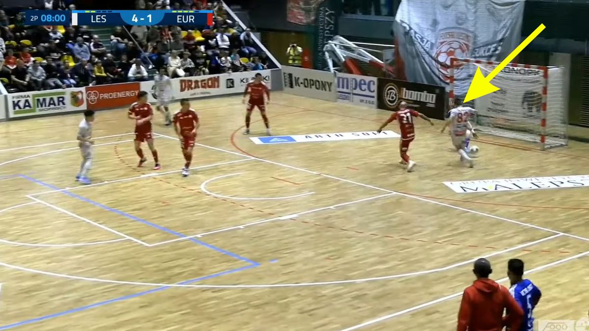 Zdjęcie okładkowe artykułu: YouTube / Futsal Ekstraklasa / Bramka Alberta Betowskiego