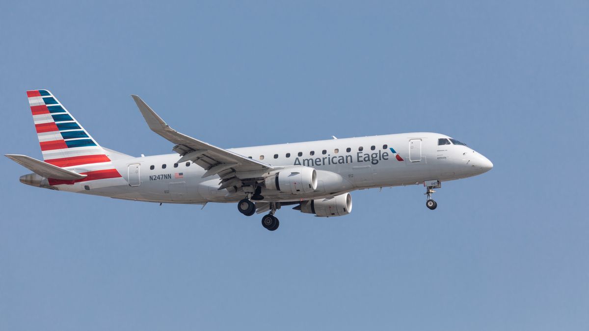 Lot odbywał się na pokładzie samolotu American Eagle