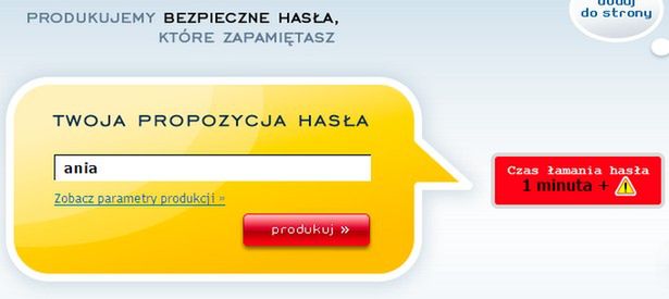 Nie masz pomysłu na hasło? Fabryka Haseł wymyśli je dla ciebie 2