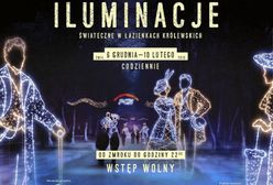 Łazienki Królewskie zapraszają na świąteczną iluminację!