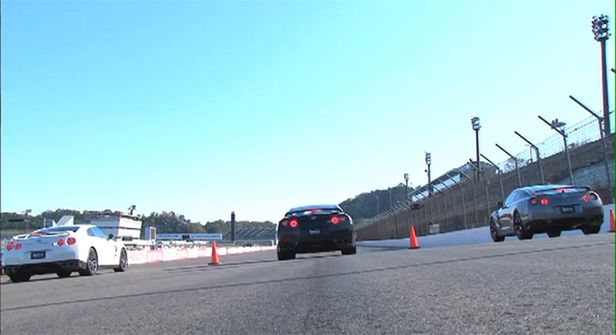 Nissany GT-R 2009, 2011 i 2012 w bezpośrednim starciu [wideo]