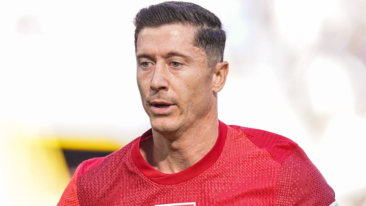 Robert Lewandowski w meczu z Francją na Euro 2024