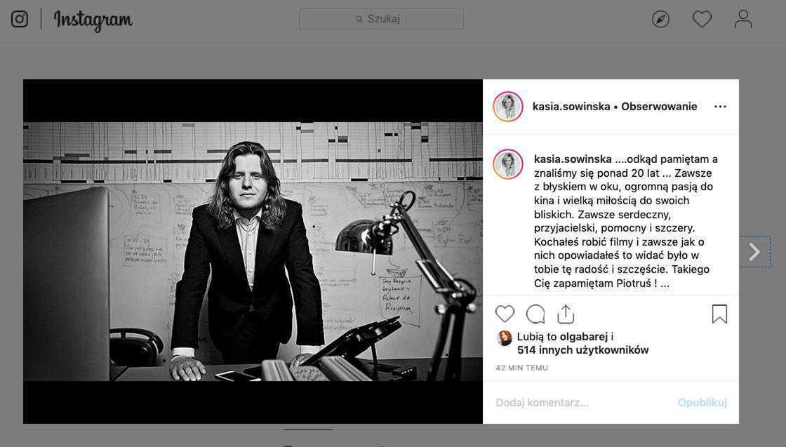 Kasia Sowińska – Piotr Woźniak-Starak nie żyje, kondolencje
