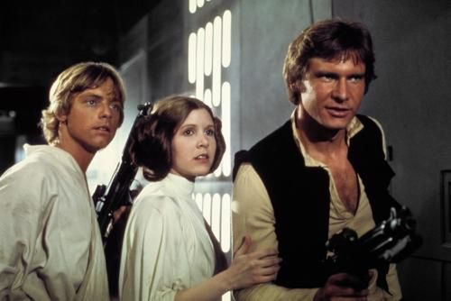 Mark Hamill, Carrie Fisher i Harrison Ford fot. LucsFilm Mark Hamill, Carrie Fisher i Harrison Ford fot. LucsFilm 