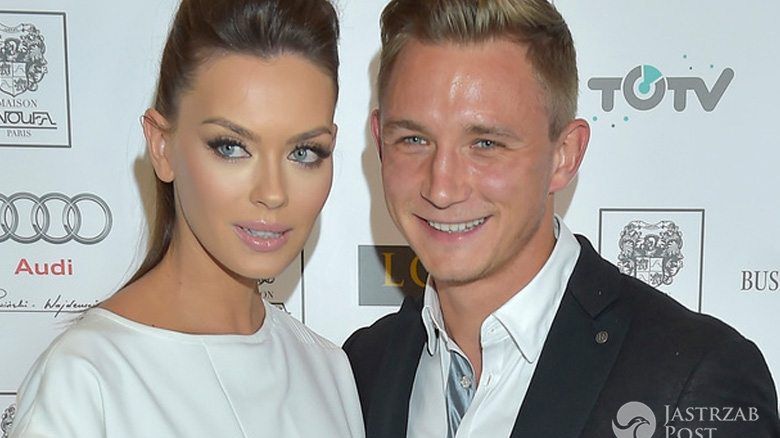 Edyta Zając i Kuba Rzeźniczak, pokaz Maison Anoufa (fot. AKPA)