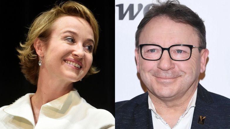 Gabriela Muskała i Zbigniew Zamachowski na wspólnym zdjęciu