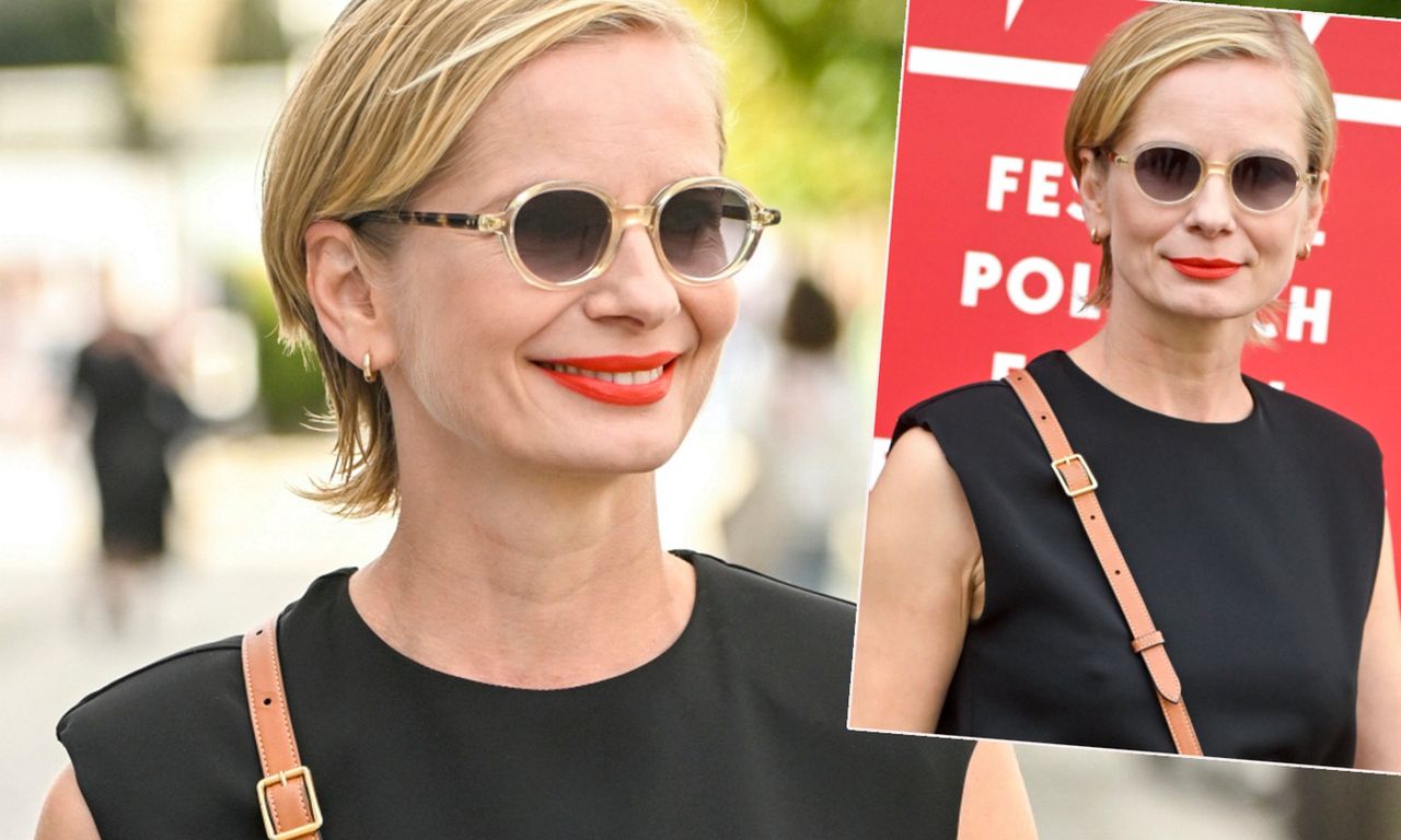 Magdalena Cielecka w Gdyni podczas festiwalu filmowego wyglądała świetnie
