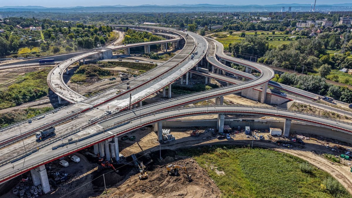 Największy w regionie węzeł drogowy na S7 Widoma-Kraków
