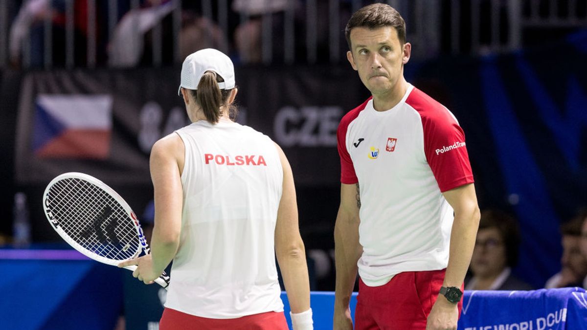 Getty Images / Foto Olimpik/NurPhoto / Na zdjęciu: Dawid Celt i Iga Świątek