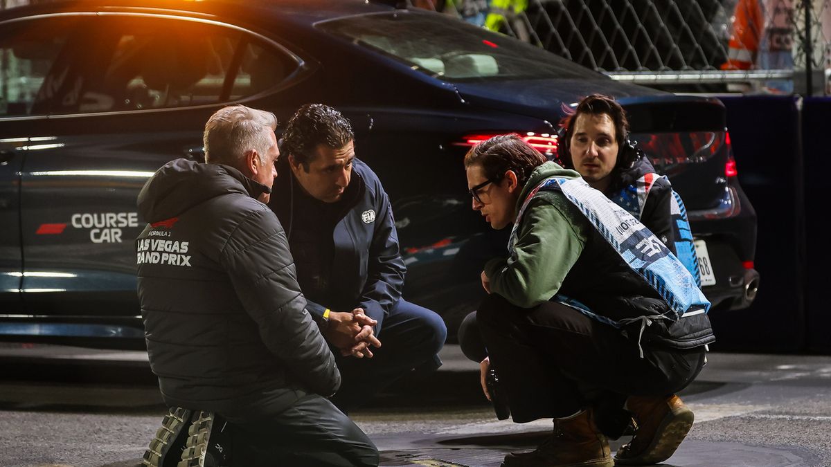 Getty Images / Kym Illman / Na zdjęciu: prace przy torze F1 w Las Vegas