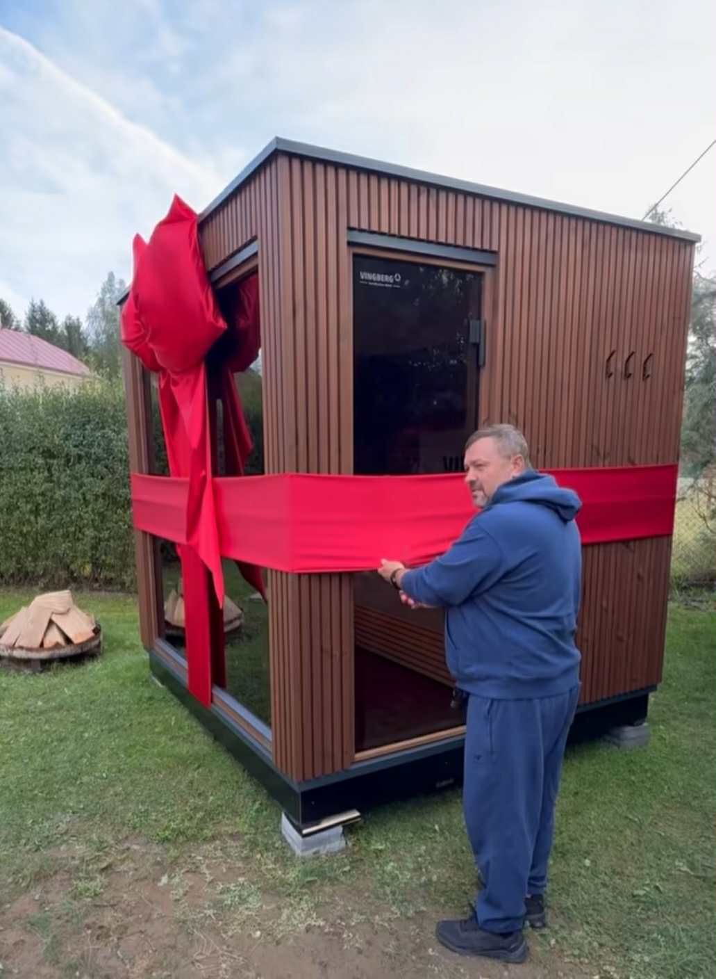 Roksana Węgiel sprezentowała ojcu saunę