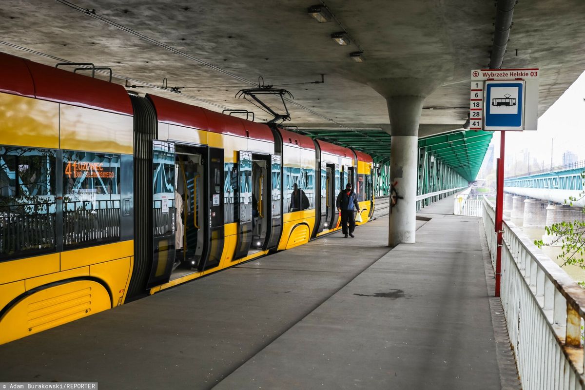Zderzenie tramwajów w Warszawie (zdjęcie ilustracyjne)