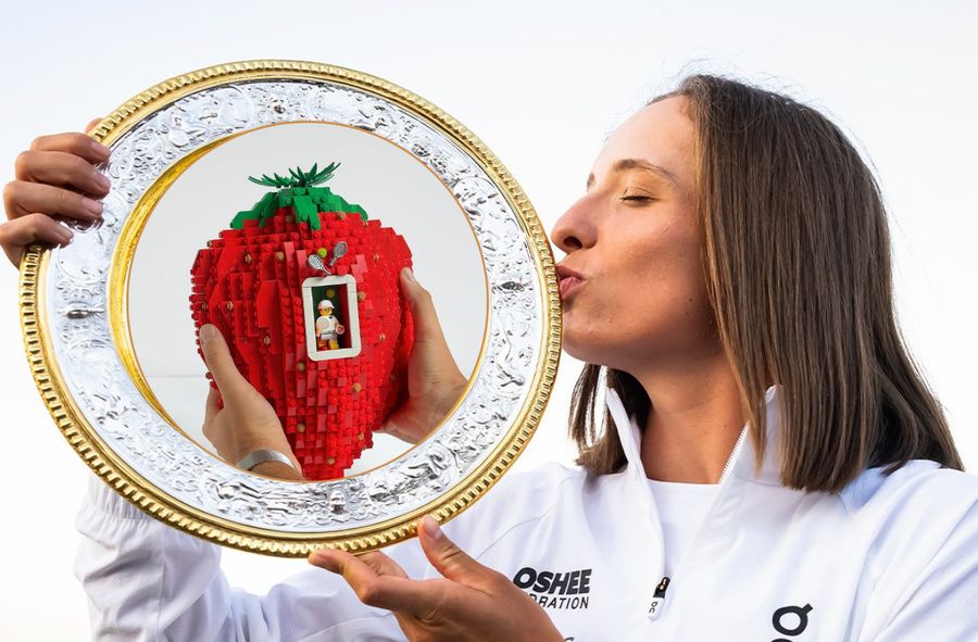 LEGO oddało hołd Idze Świątek? Dostała gigantyczną truskawkę