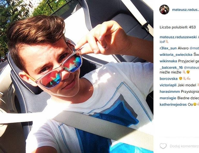Mateusz Raduszewski (fot. Instagram)