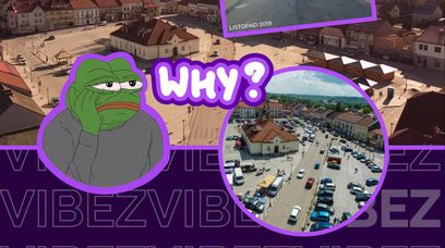 Zakliczyn: powstał betonowy rynek/parking za 12 milionów złotych. Betonoza nas zalewa...