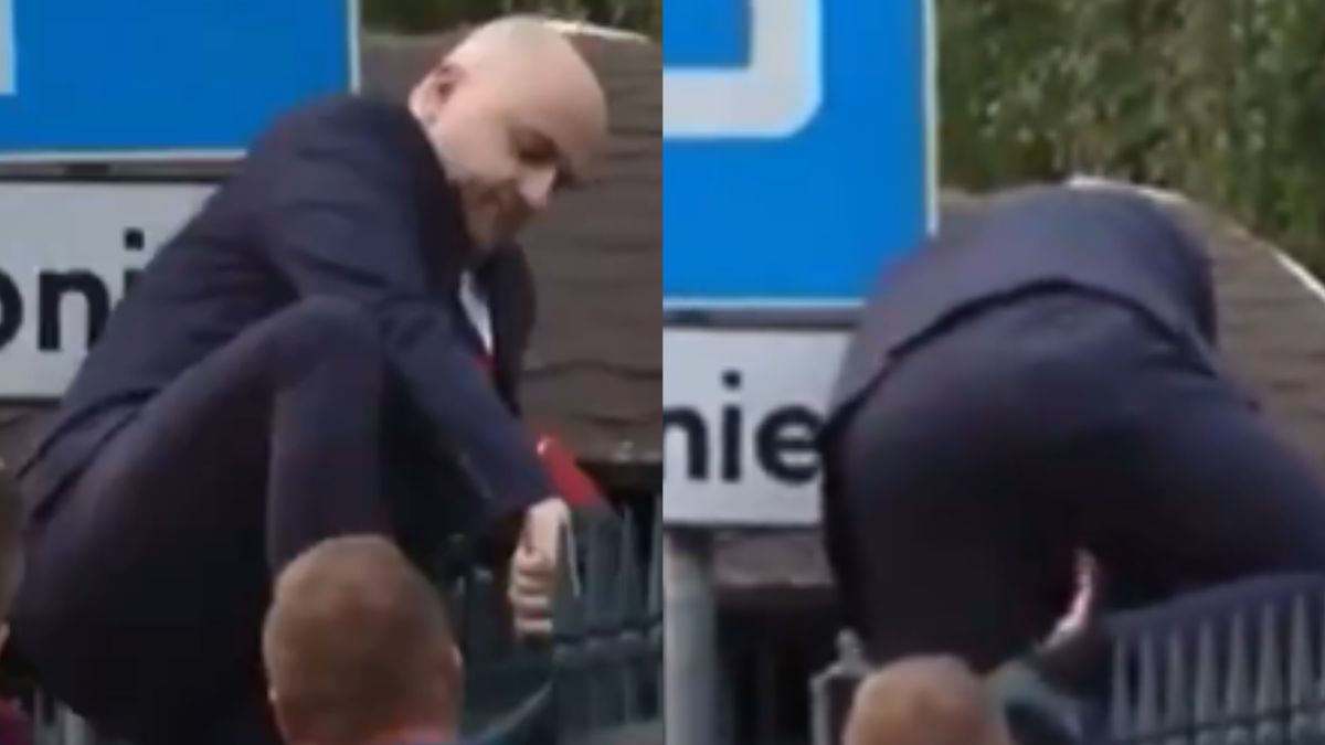 Dariusz Matecki przeskoczył przez płot przed AWS