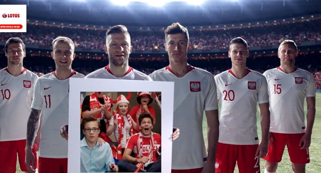 Polscy piłkarze dziękują kibicom w spersonalizowanych spotach od Lotosu (wideo)