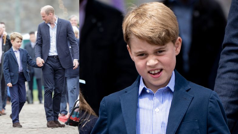 Książę William i Kate Middleton z dziećmi w Walii