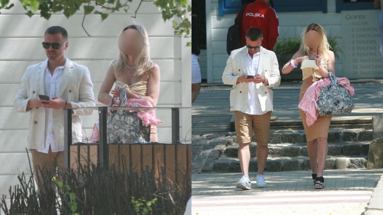 Marcin Hakiel relaksuje się w Sopocie wraz z ukochaną