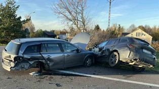 Biskupice: Zdarzenie drogowe na DK12. Policja apeluje o ostrożność