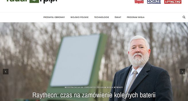 „Rzeczpospolita” uruchomiła serwis Radar.rp.pl o branży zbrojeniowej. Szefem Marcin Piasecki
