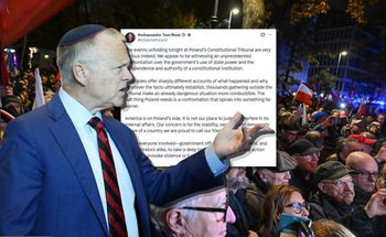 Ambasador USA reaguje na kryzys w TK. Wspomina o Donaldzie Trumpie