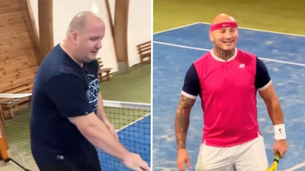 Artur Szpilka wygrał w tenisa z Nikolą Milanoviciem