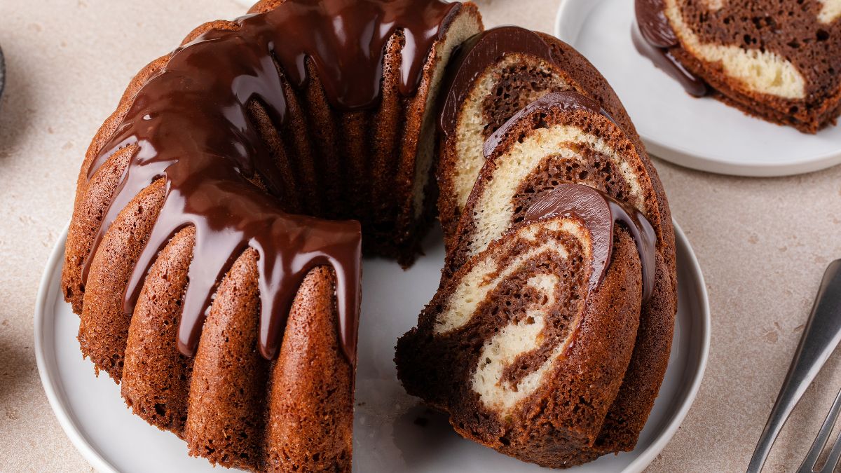 Dwukolorowa babka, która zrobi wrażenie na gościach