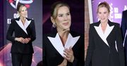 Marta Nawrocka zadaje szyku na sportowej gali. Pierwsza dama postawiła na nietuzinkowy garnitur (ZDJĘCIA)