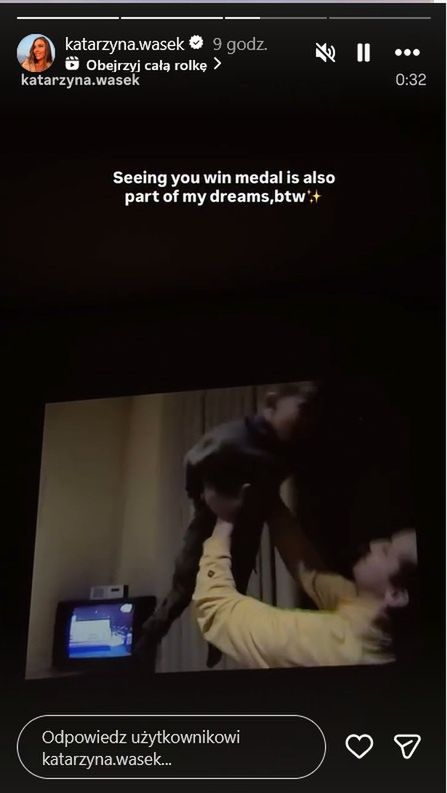 Katarzyna Wąsek siostra Pawła Wąska pokazała nagranie sprzed lat
