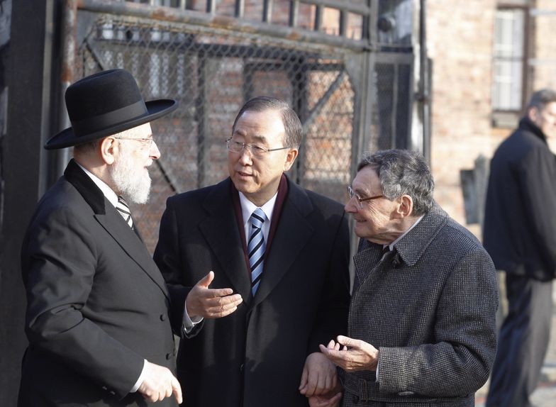 Sekretarz generalny ONZ Ban Ki Mun zwiedził były obóz w Oświęcimiu