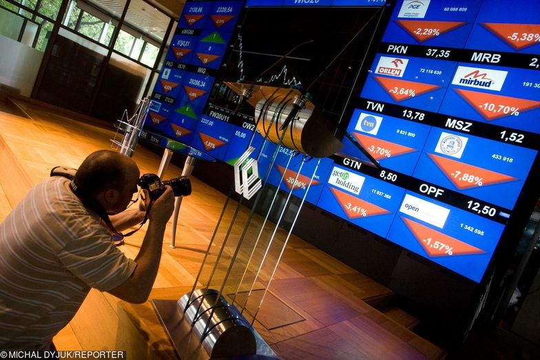 Zrobiło się czerwono na warszawskiej giełdzie.