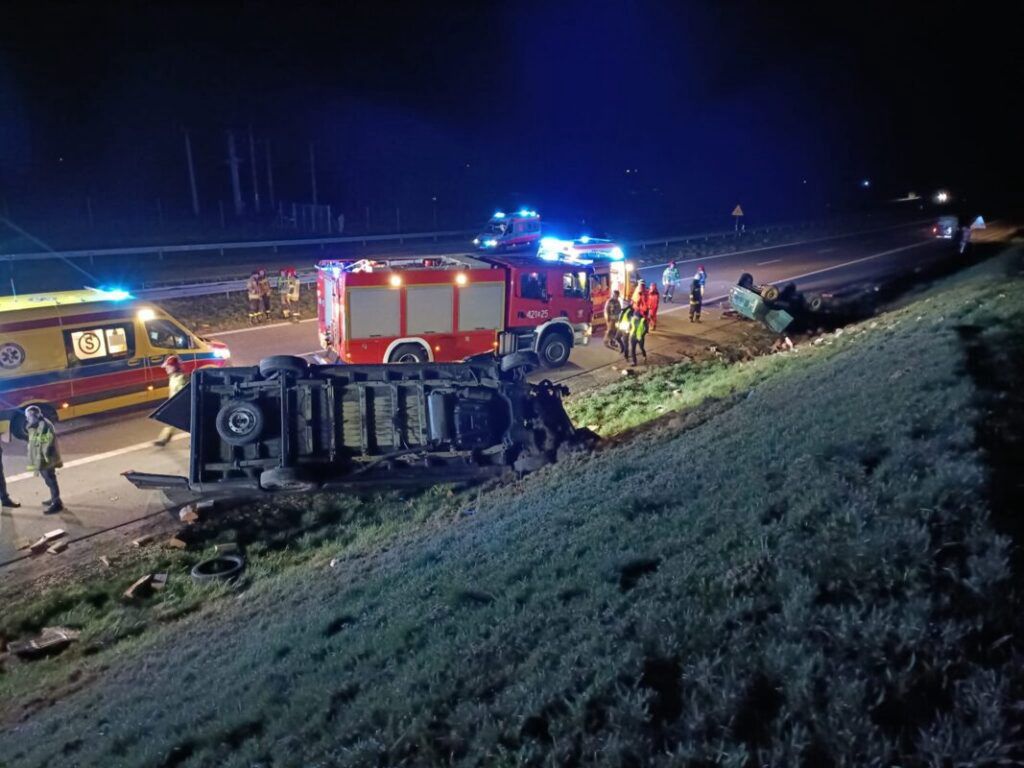 Groźny wypadek na A4. 10 osób w szpitalu