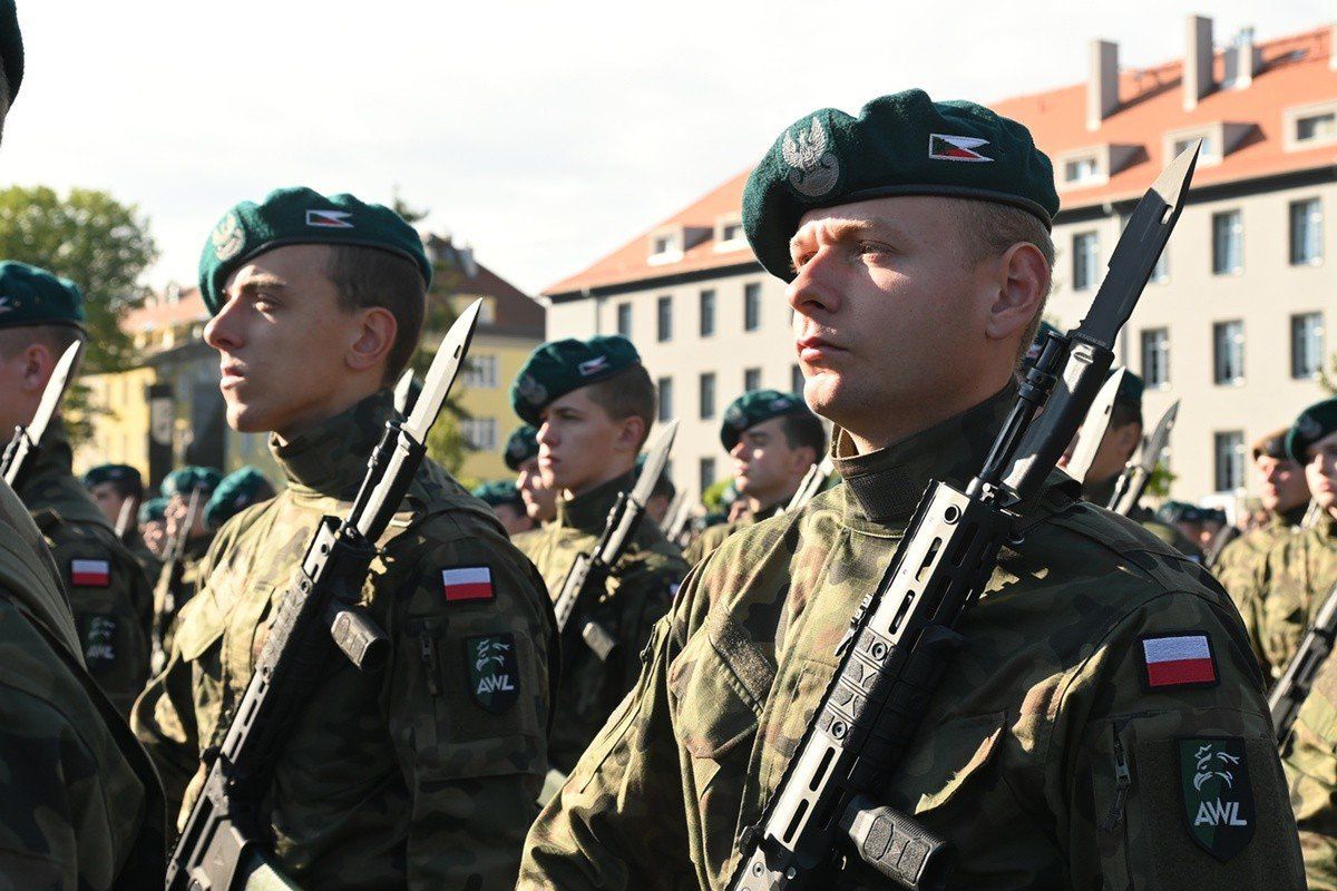 Przysięga wojskowa oficerów AWL