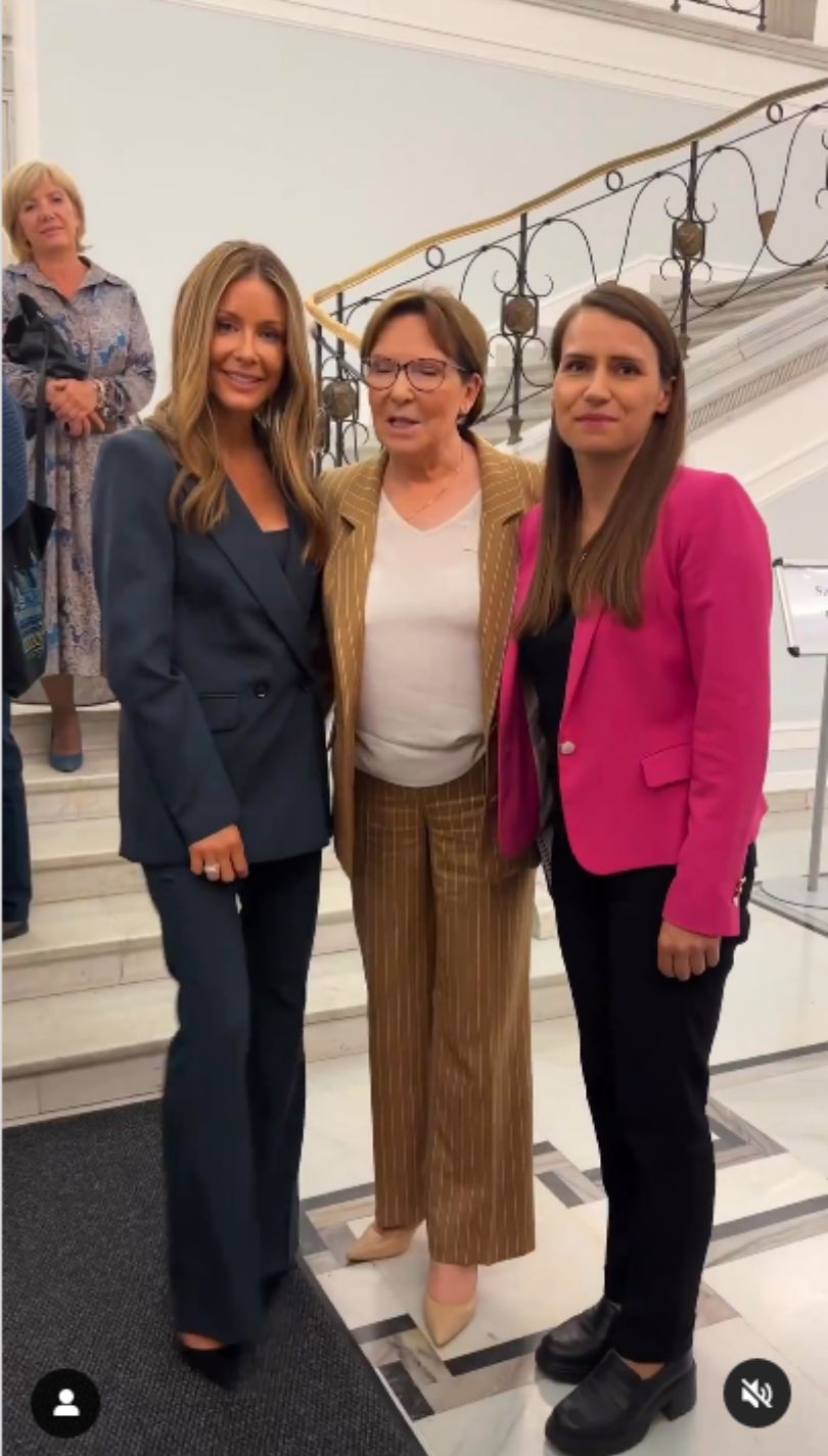 Małgorzata Rozenek pojawiła się w Sejmie