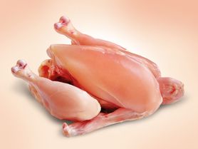 Surowy kurczak do pieczenia (samo mięso)