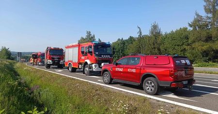 Zakopianka odblokowana. Droga przejezdna po awarii gazowej