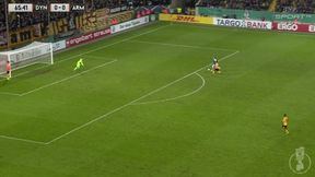 Dynamo - Arminia 0:1: kontra, gol i... co tam robił rezerwowy?