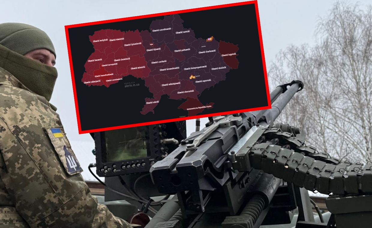 wiadomości,aktualności,WP Wiadomości Alarm w całej Ukrainie. Zmasowany atak rakietami i dronami
