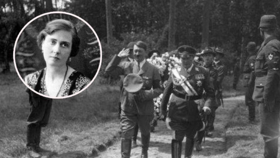 Hitler i Göring podczas przeniesienia ciała Carin do Carinhall