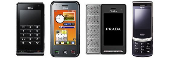 LG trzecim największym producentem komórek w 2008 roku 1