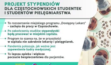 Częstochowa. Stypendiami chcą zachęcić do pracy w miejskim szpitalu