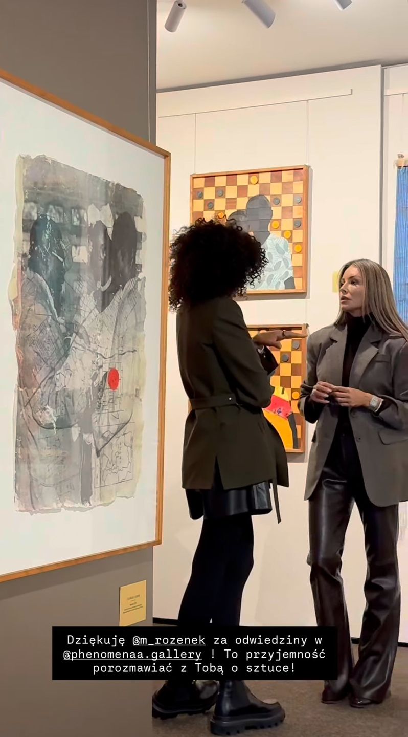 Omenaa Mensah i Małgorzata Rozenek
