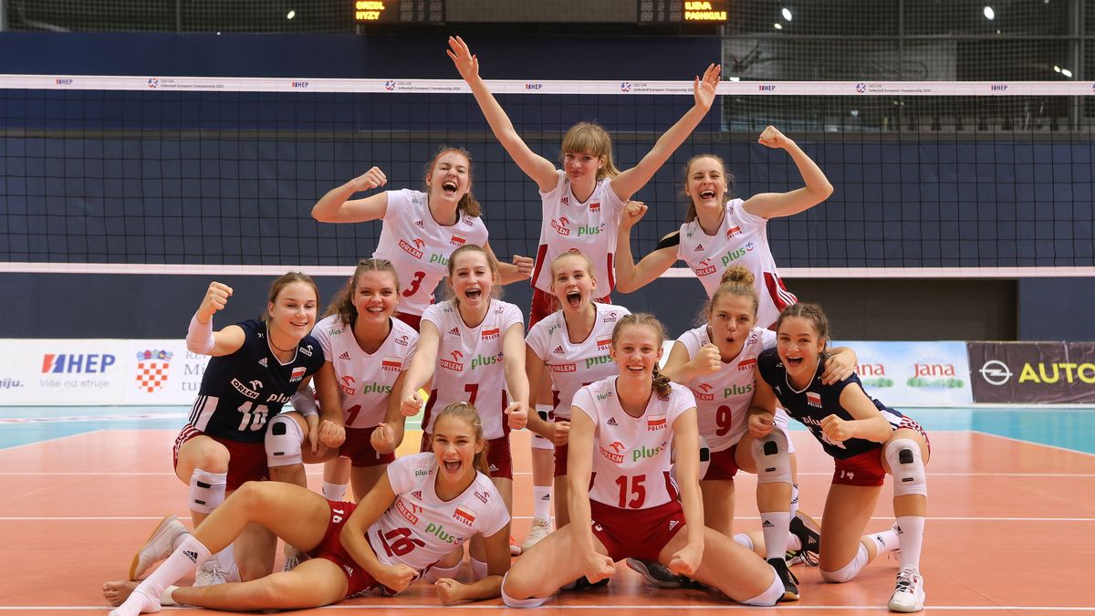 Materiały prasowe / CEV / Na zdjęciu: siatkarki reprezentacji Polski U-19