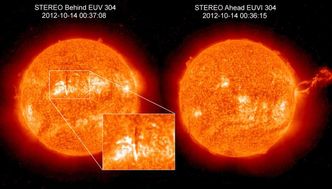 Misja STEREO do obserwacji Słońca trwa już sześć lat
