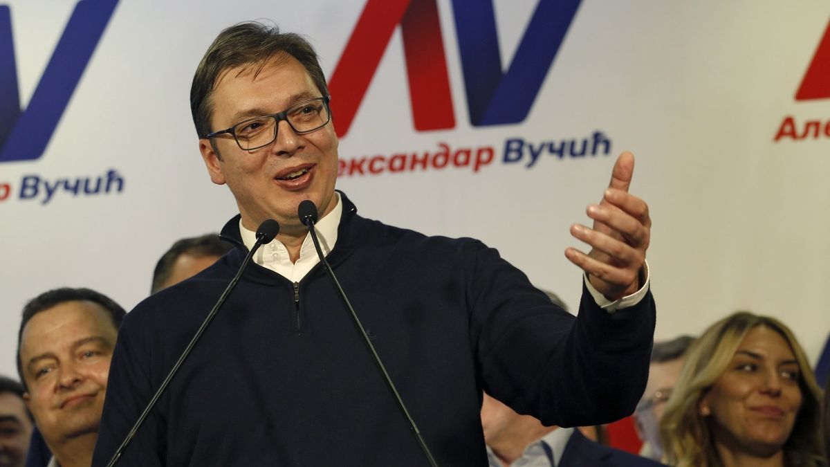 Prezydent Serbii Aleksandar Vuczić