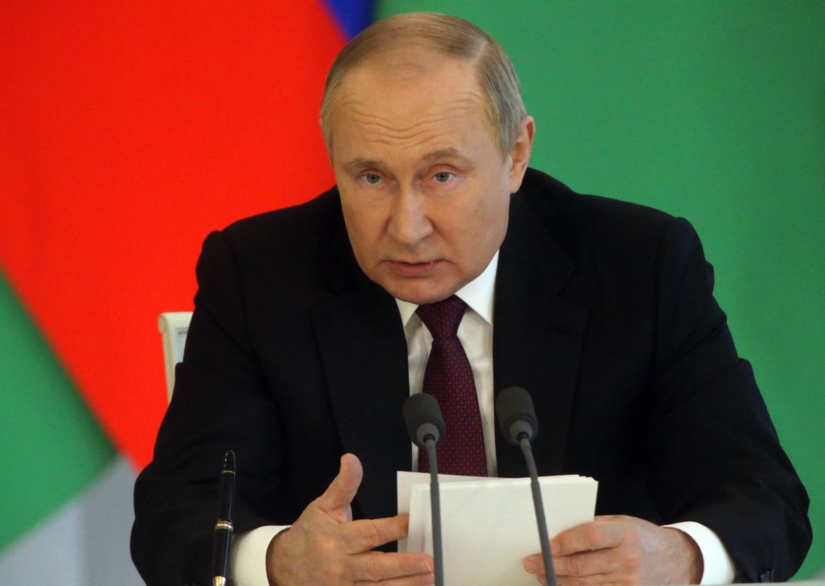 Prezydent Putin straszy Zachód, że na Ukrainie swoich agresywnych działań nie zakończy 