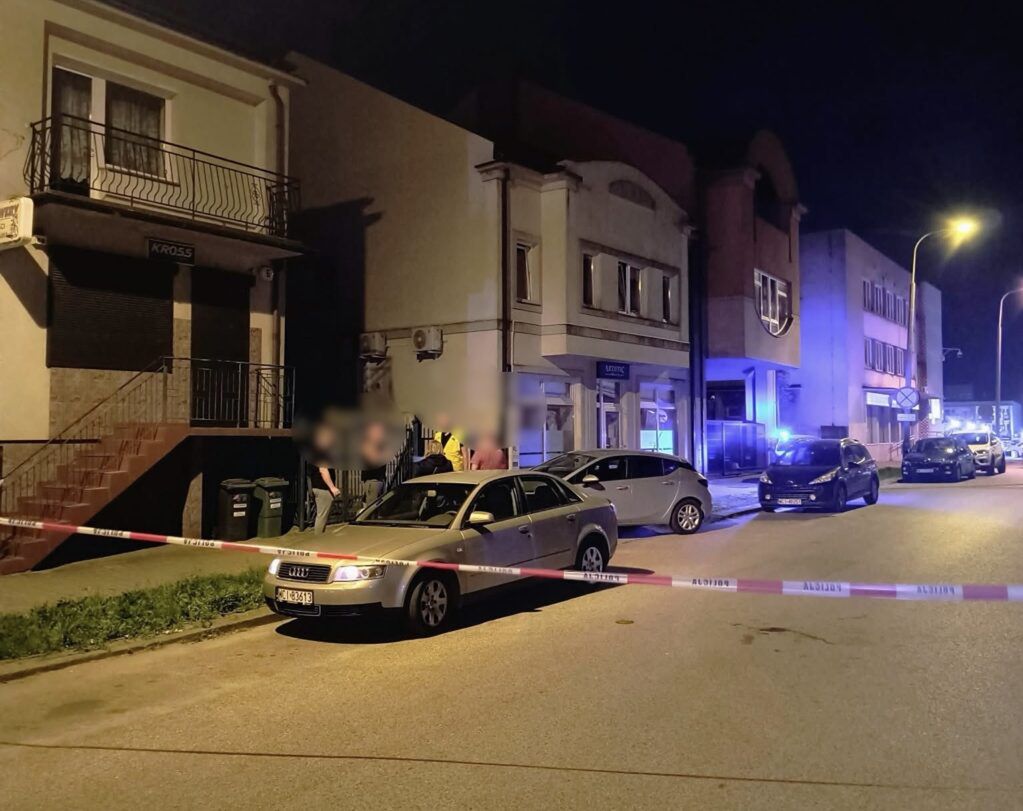Ciechanów: Mężczyzna z raną postrzałową na ulicy